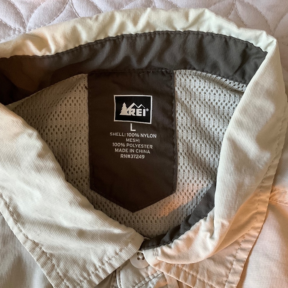 REI long sleeve travel shirt